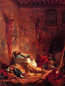 EUGENE DELACROIX-1848 CORPS DE GARDE A MEKNES